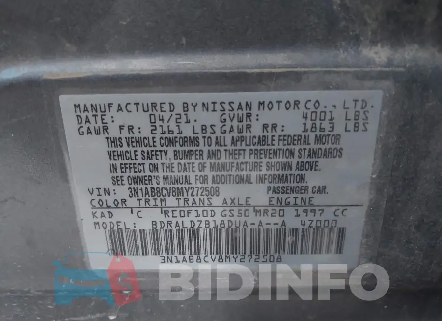 3N1AB8CV8MY272508 Photo# 9