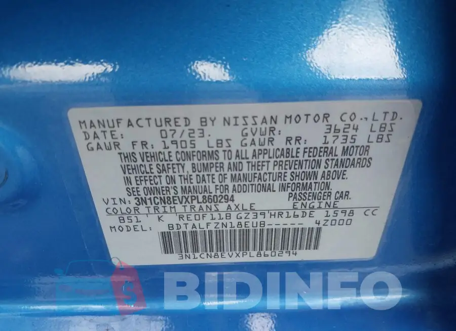 3N1CN8EVXPL860294 Photo# 9