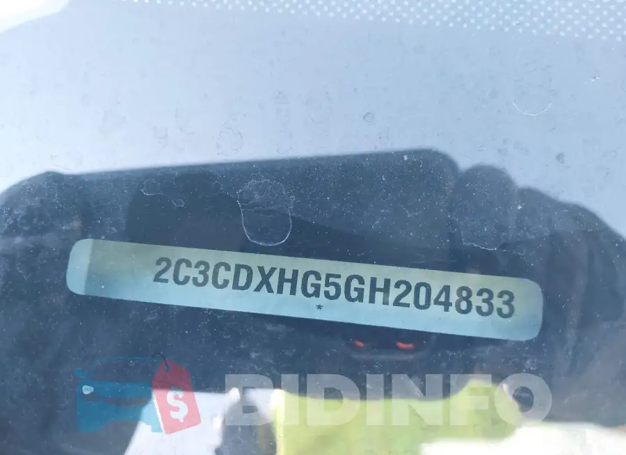 2C3CDXHG5GH204833 Photo# 9