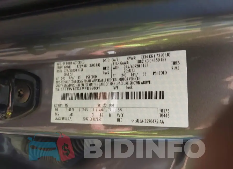 1FTFW1ED8MFB99831 Photo# 9