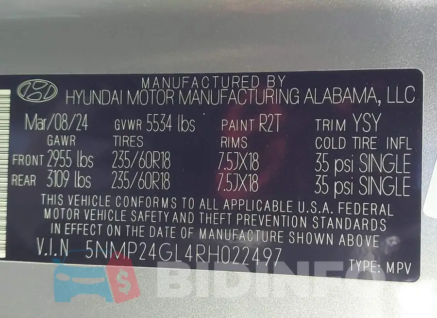 5NMP24GL4RH022497 Photo# 9