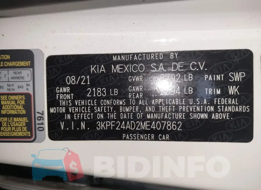 3KPF24AD2ME407862 Photo# 9