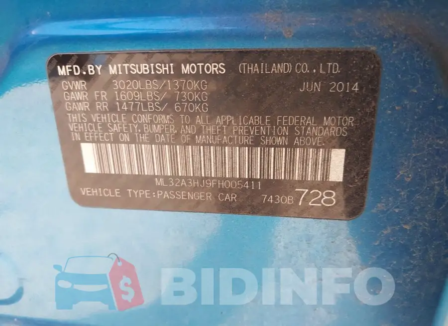ML32A3HJ9FH005411 Photo# 9