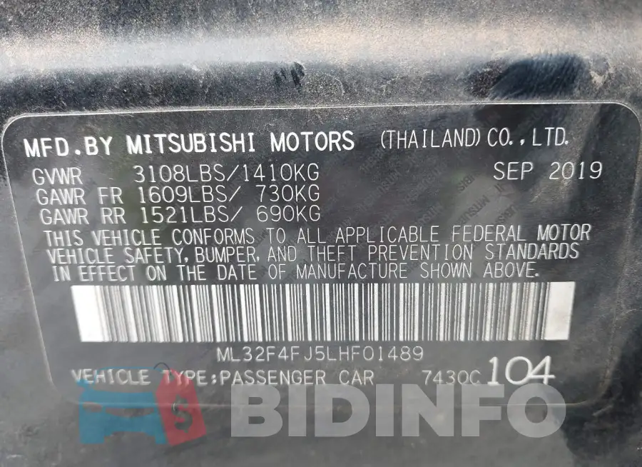 ML32F4FJ5LHF01489 Photo# 9