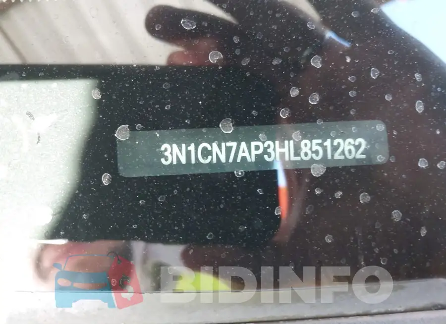 3N1CN7AP3HL851262 Photo# 9