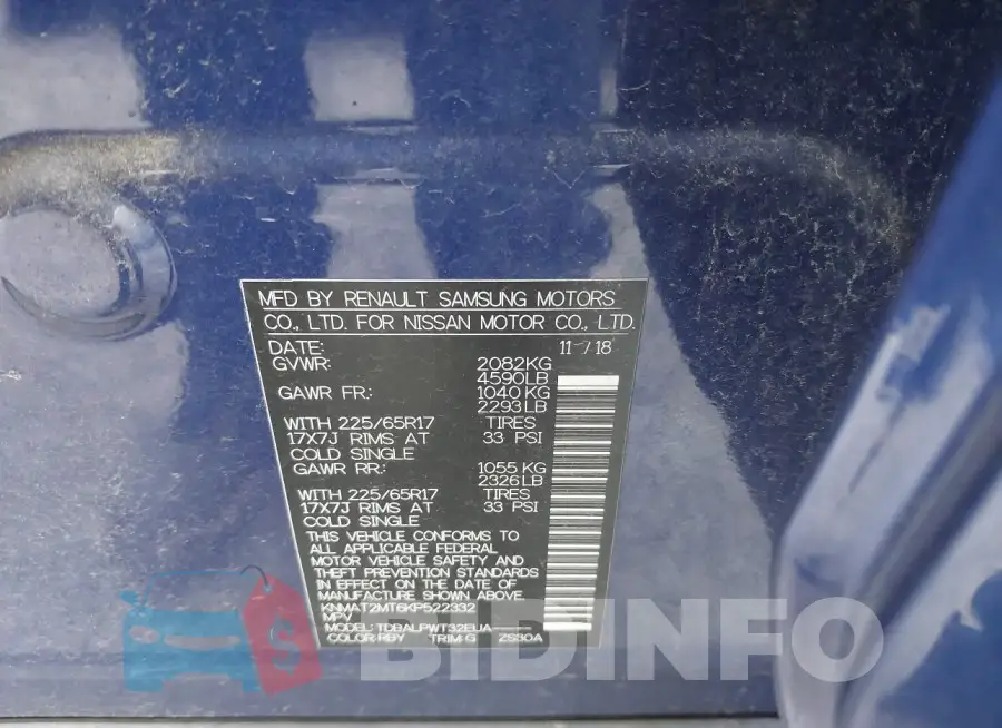 KNMAT2MT6KP522332 Photo# 9