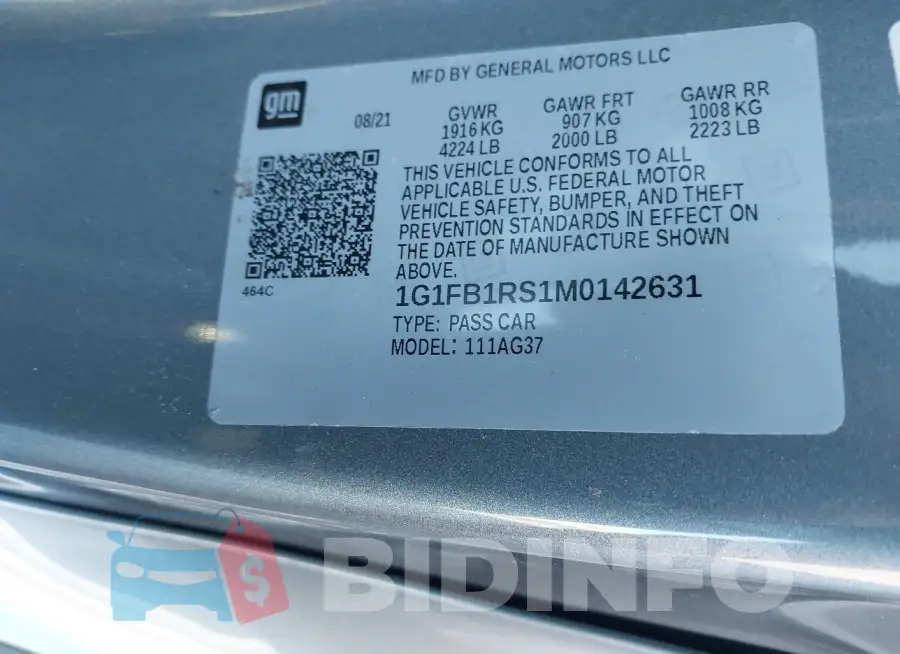 1G1FB1RS1M0142631 Photo# 9
