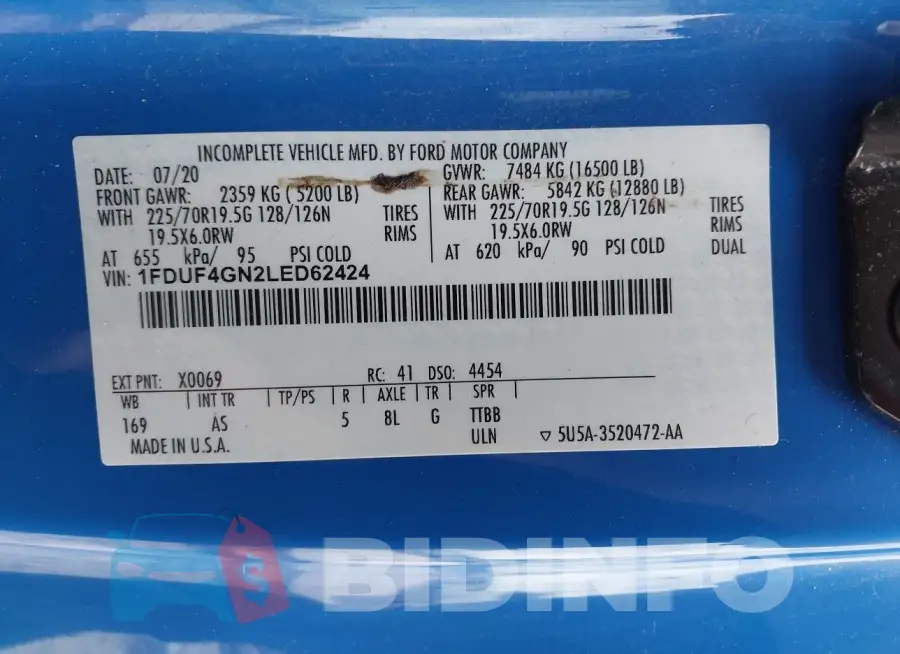 1FDUF4GN2LED62424 Photo# 8