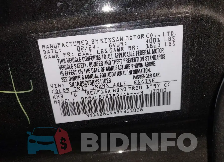 3N1AB8CV5RY311028 Photo# 9