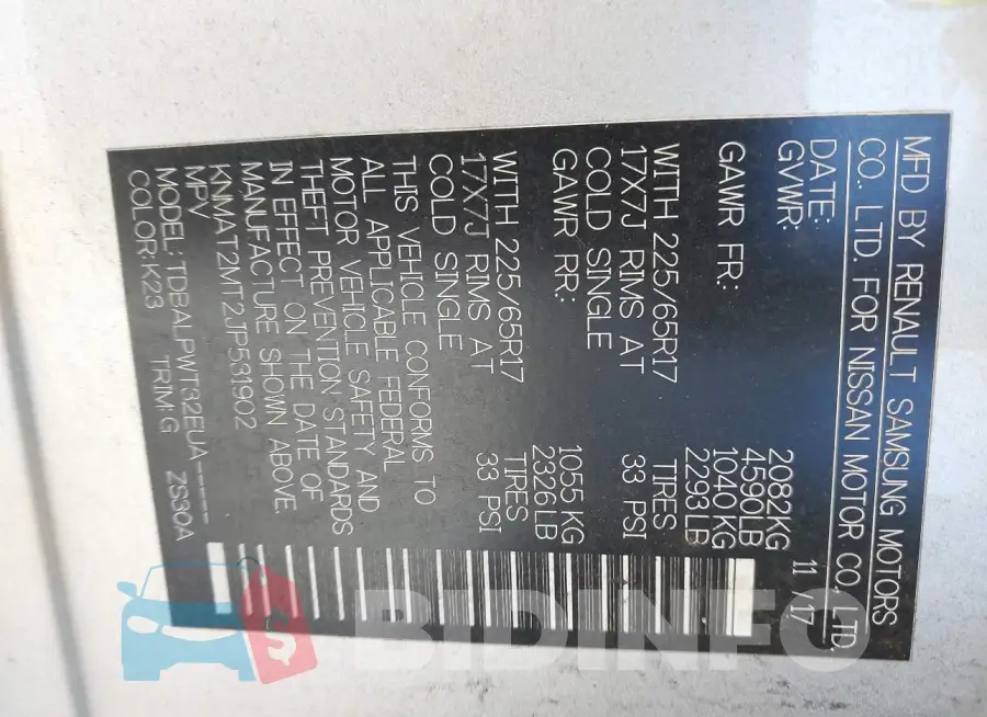 KNMAT2MT2JP531902 Photo# 9