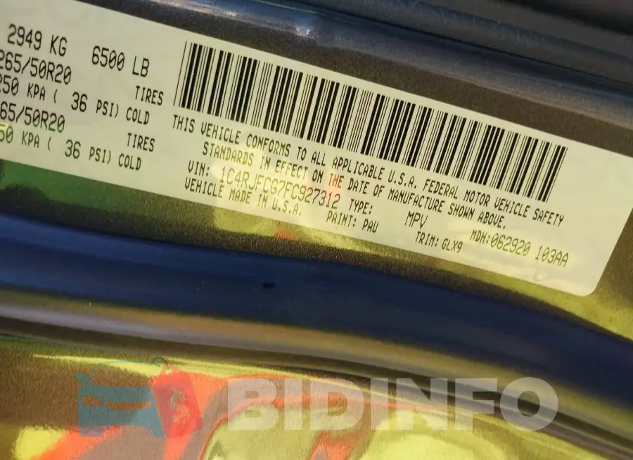 1C4RJFCG7FC927312 Photo# 9