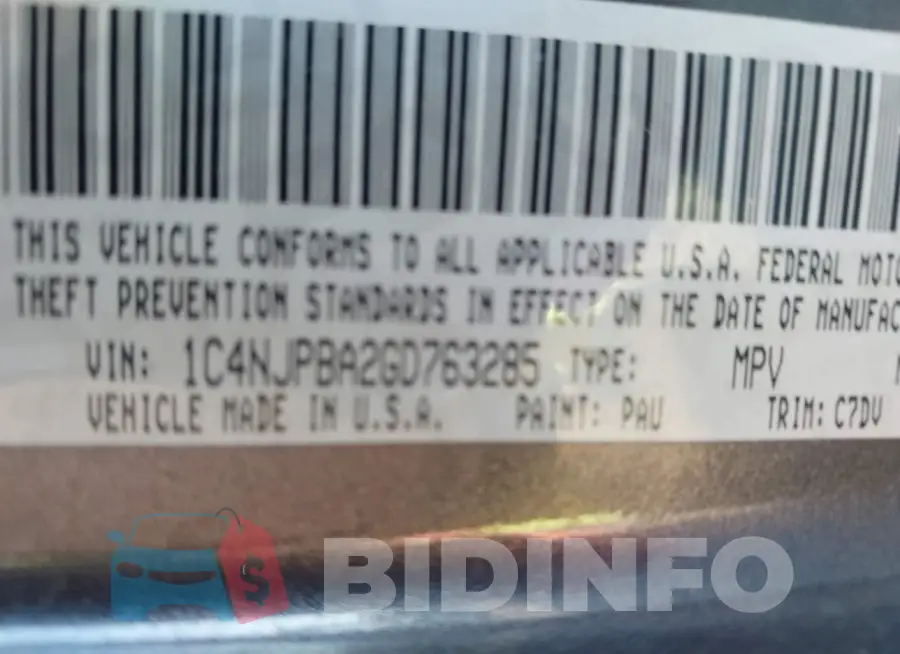 1C4NJPBA2GD763285 Photo# 9