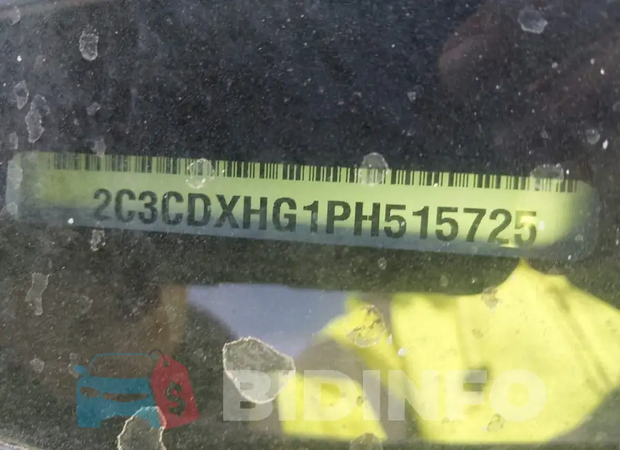 2C3CDXHG1PH515725 Photo# 12