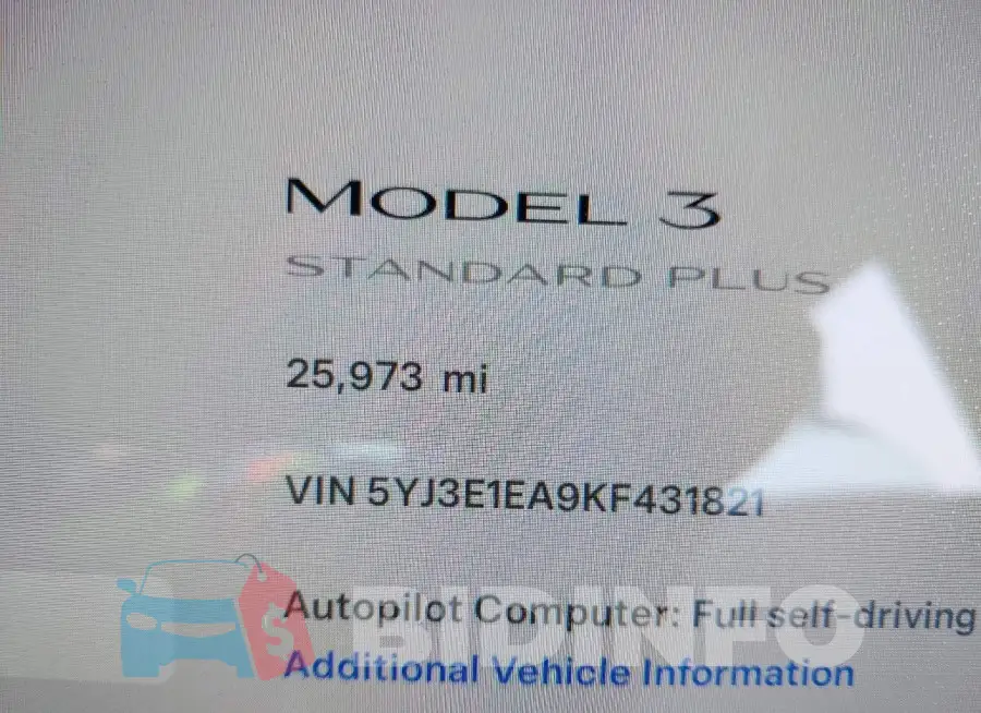 5YJ3E1EA9KF431821 Photo# 15