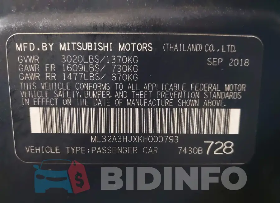ML32A3HJXKH000793 Photo# 9