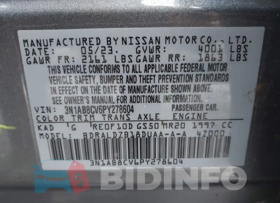 3N1AB8CV6PY278604 Photo# 9