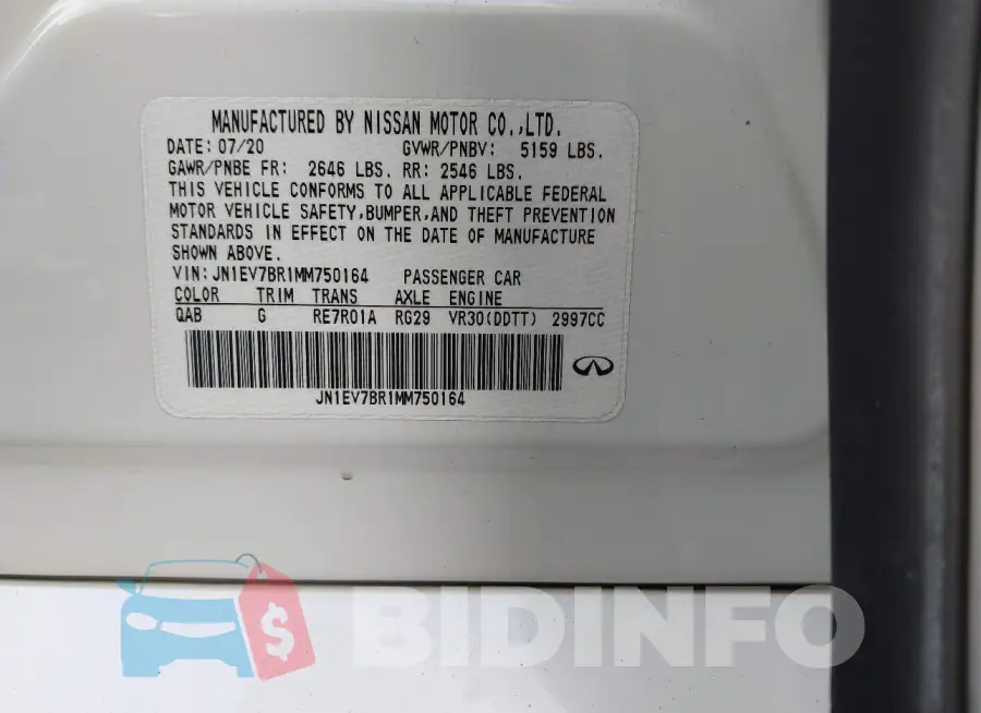 JN1EV7BR1MM750164 Photo# 9