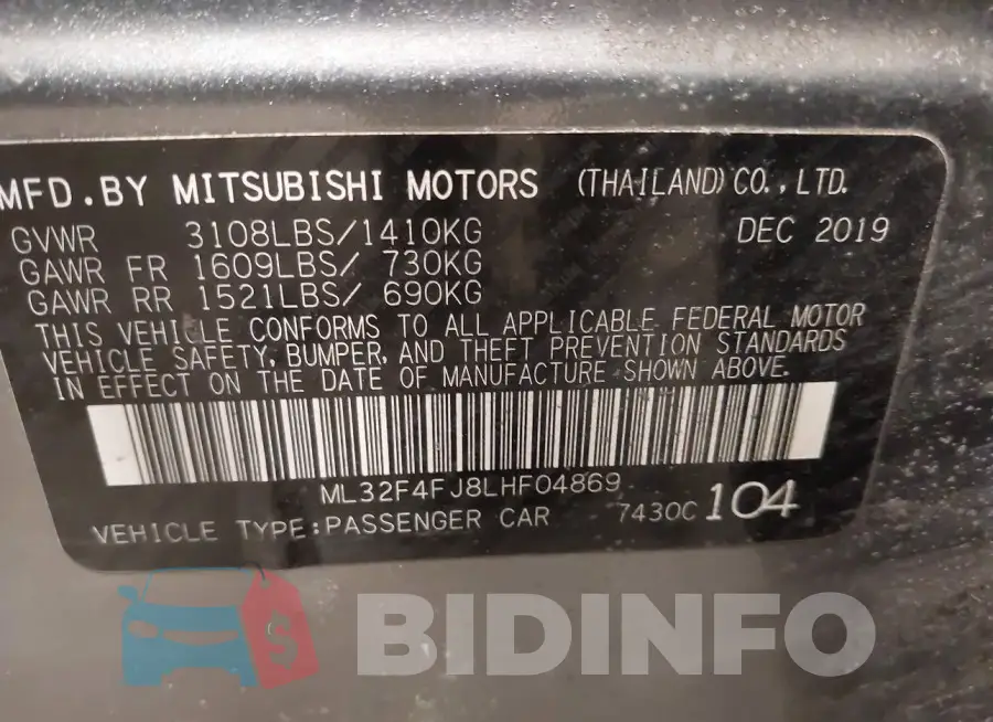 ML32F4FJ8LHF04869 Photo# 9