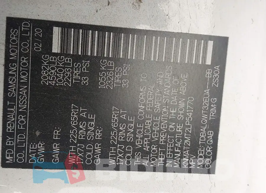 KNMAT2MT2LP541770 Photo# 9