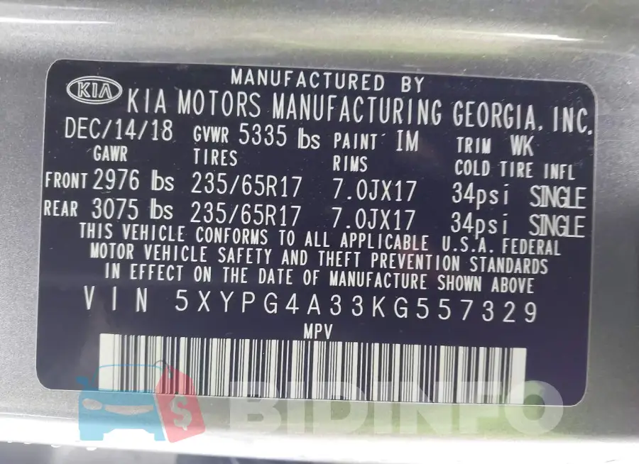 5XYPG4A33KG557329 Photo# 9