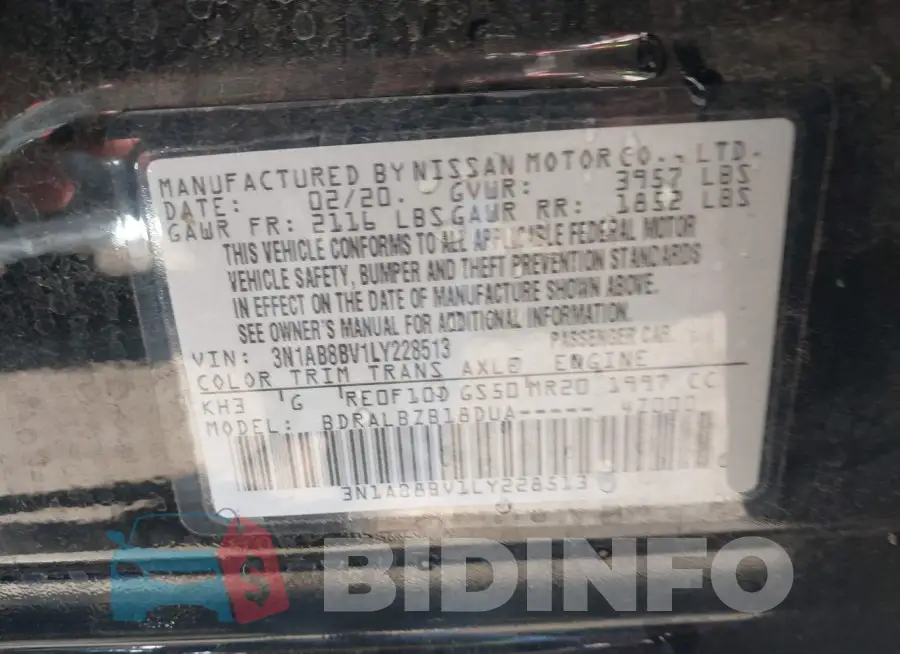 3N1AB8BV1LY228513 Photo# 9