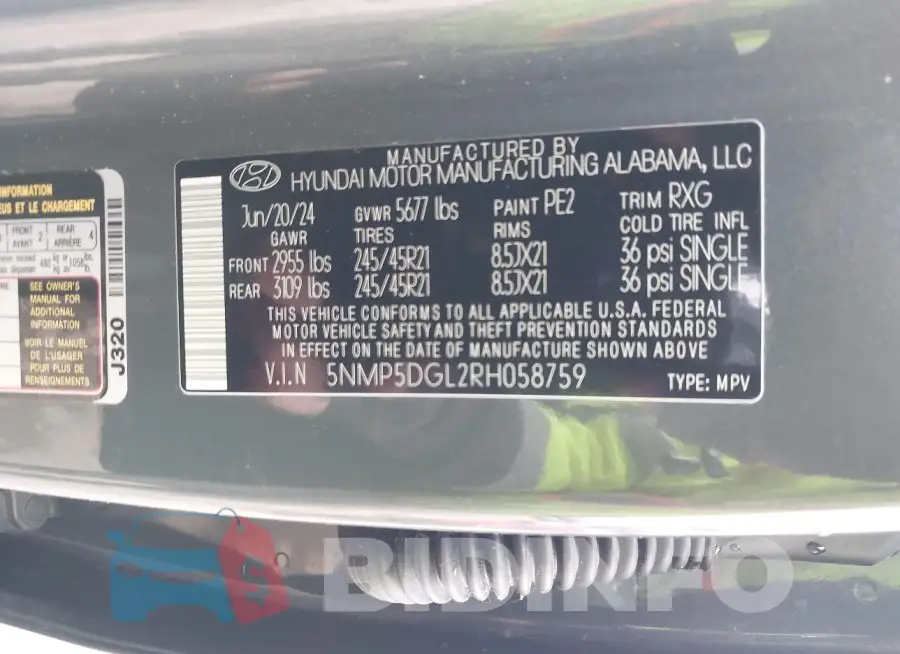 5NMP5DGL2RH058759 Photo# 9
