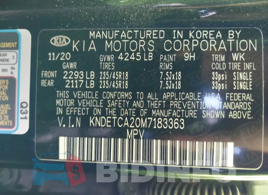 KNDETCA20M7183363 Photo# 9