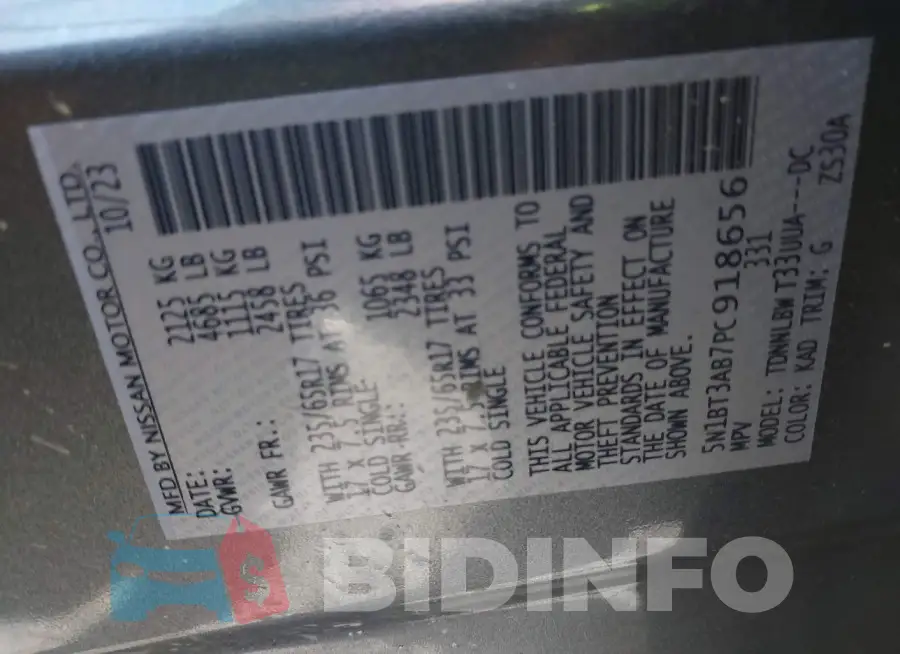 5N1BT3AB7PC918656 Photo# 9