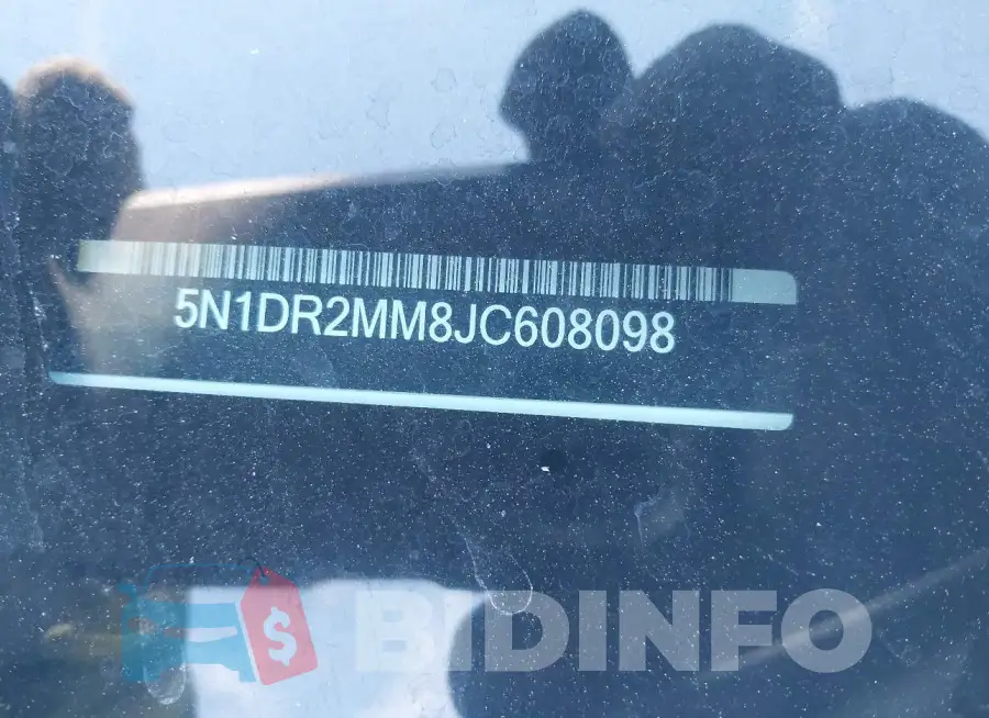 5N1DR2MM8JC608098 Photo# 9