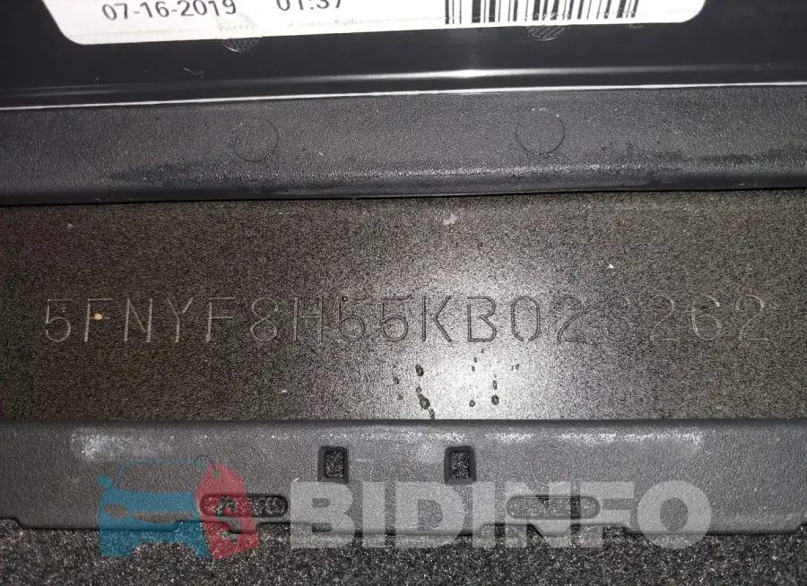 5FNYF8H55KB023262 Photo# 17
