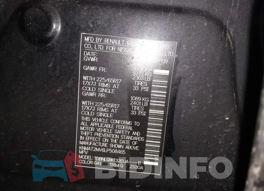 KNMAT2MV6LP508465 Photo# 9