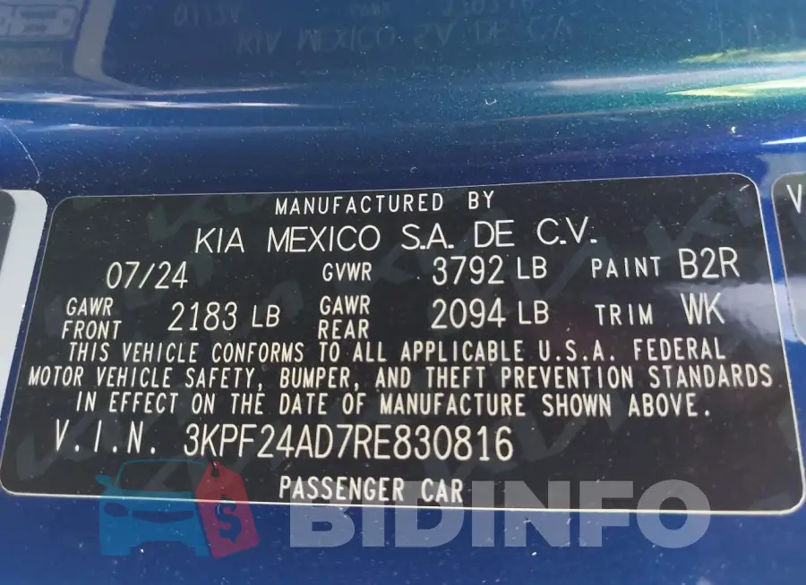 3KPF24AD7RE830816 Photo# 9