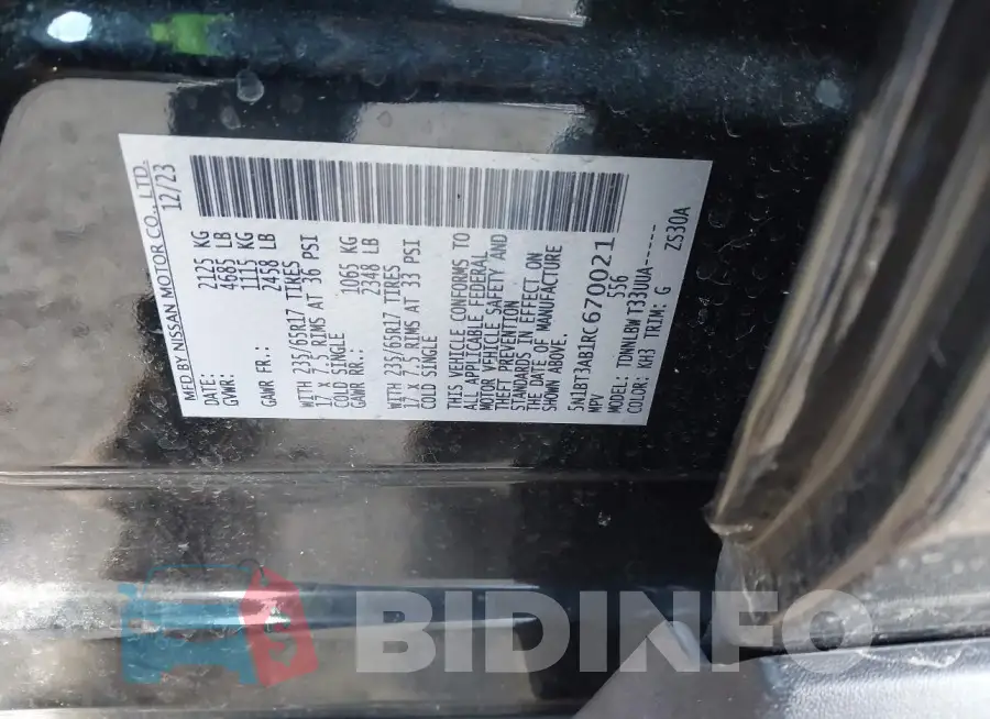 5N1BT3AB1RC670021 Photo# 9