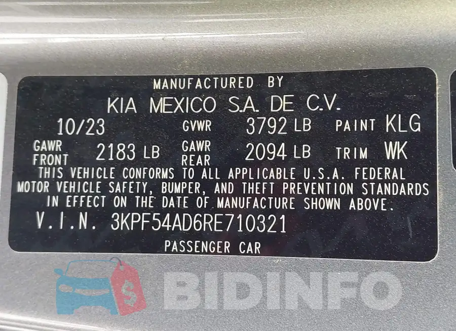 3KPF54AD6RE710321 Photo# 9