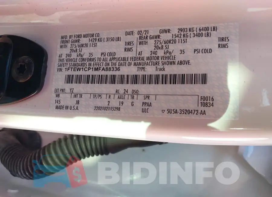 1FTEW1CP1MFA88336 Photo# 9
