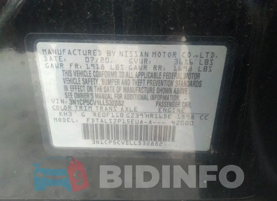 3N1CP5CV1LL532882 Photo# 9