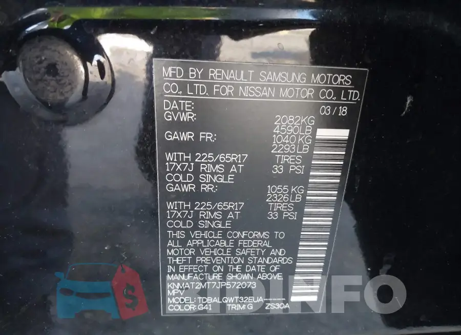 KNMAT2MT7JP572073 Photo# 9