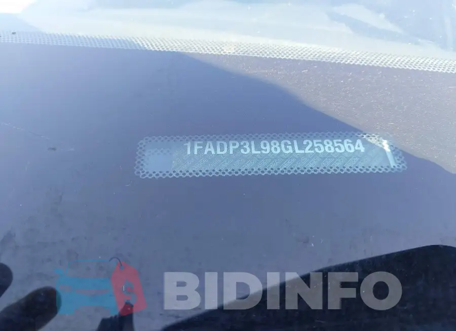 1FADP3L98GL258564 Photo# 9