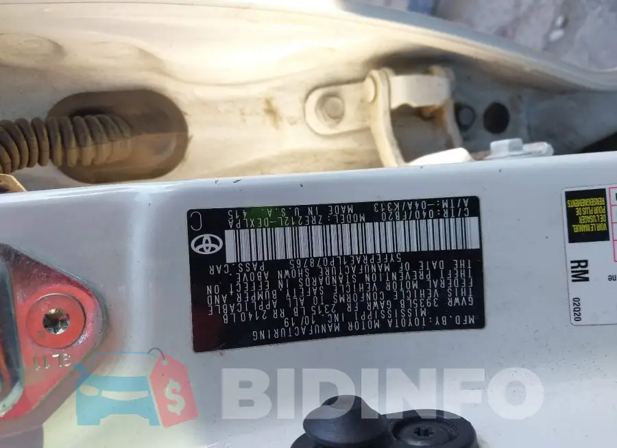 5YFEPRAE1LP078765 Photo# 9