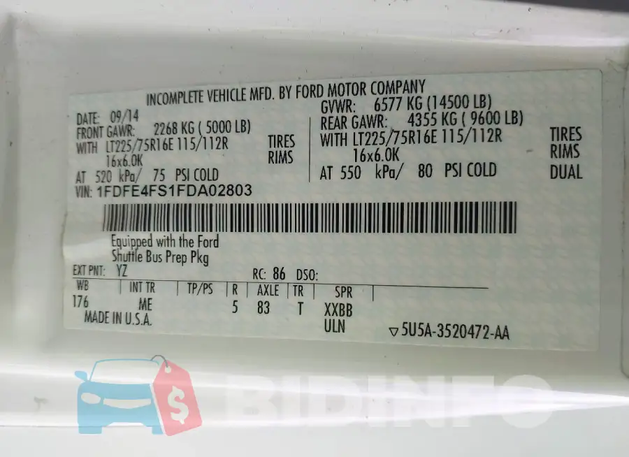 1FDFE4FS1FDA02803 Photo# 8