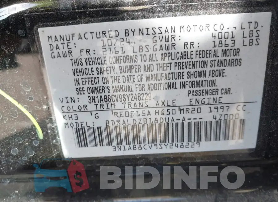 3N1AB8CV9SY248229 Photo# 9