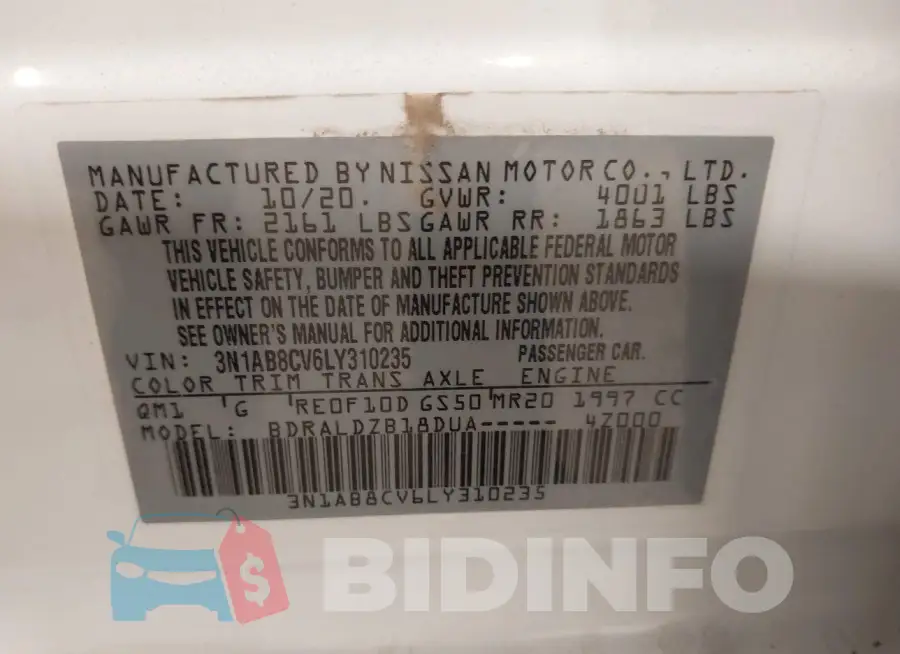 3N1AB8CV6LY310235 Photo# 9
