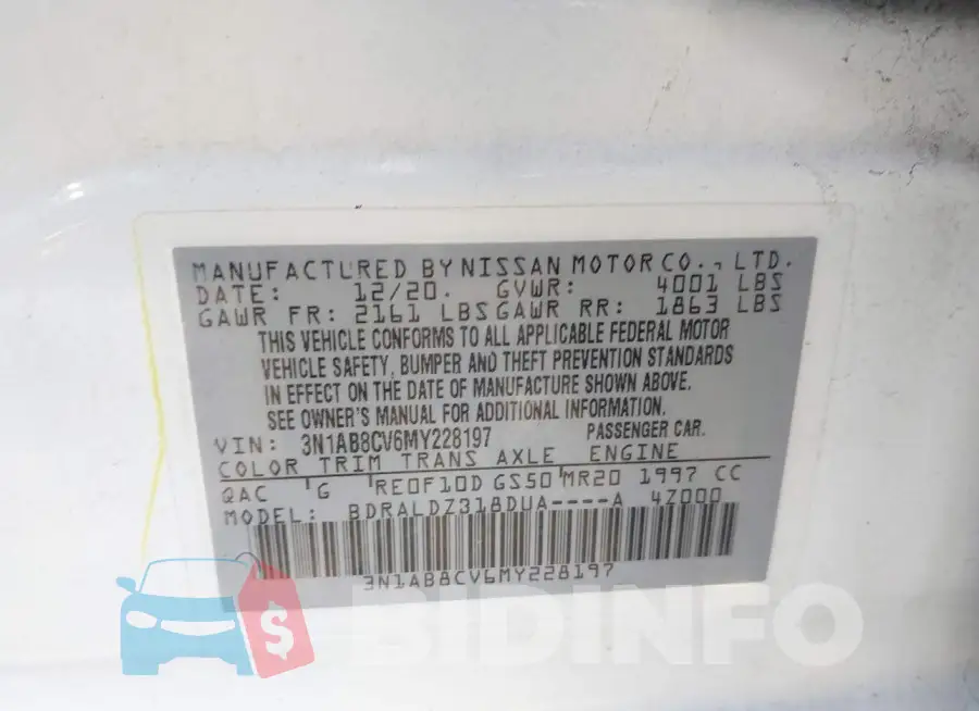 3N1AB8CV6MY228197 Photo# 9
