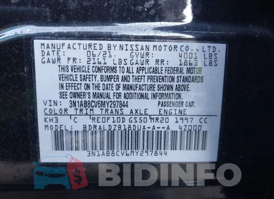 3N1AB8CV6MY297844 Photo# 9