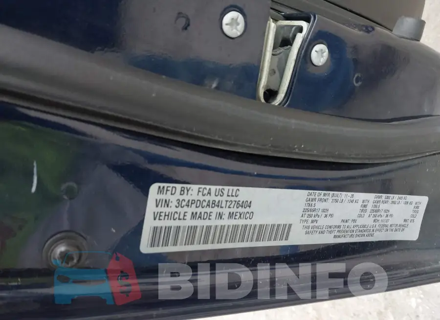3C4PDCAB4LT276404 Photo# 9