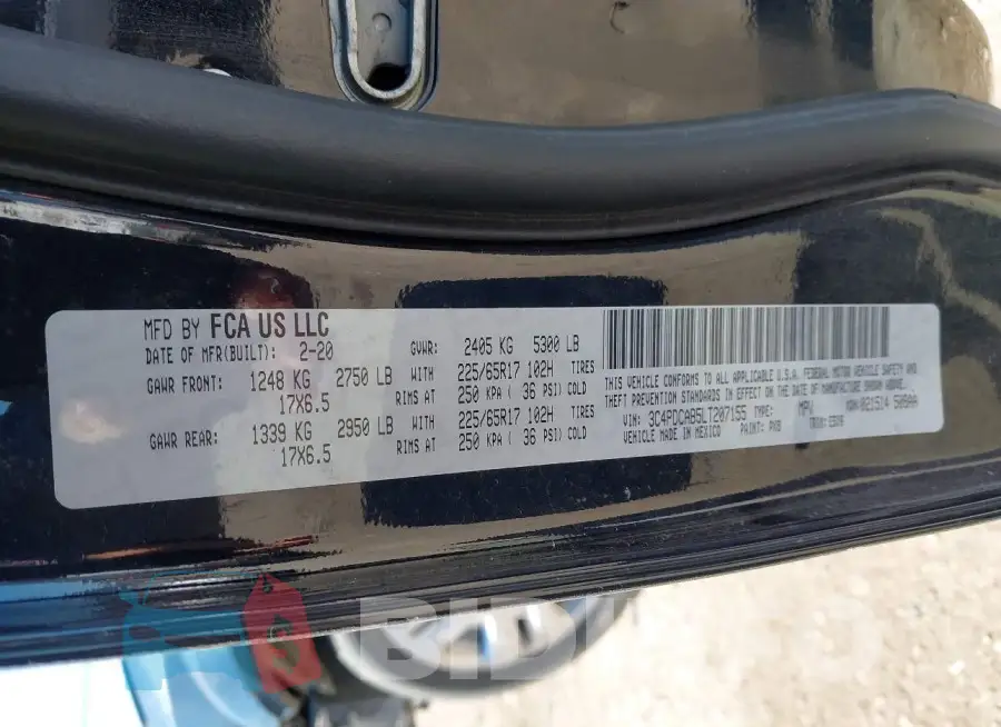 3C4PDCAB5LT207155 Photo# 9