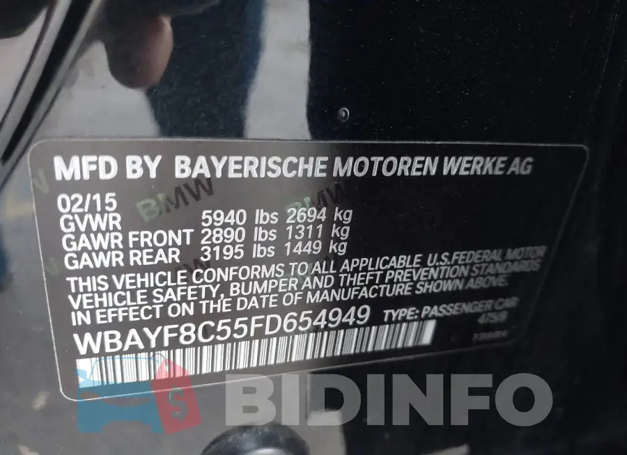WBAYF8C55FD654949 Photo# 9