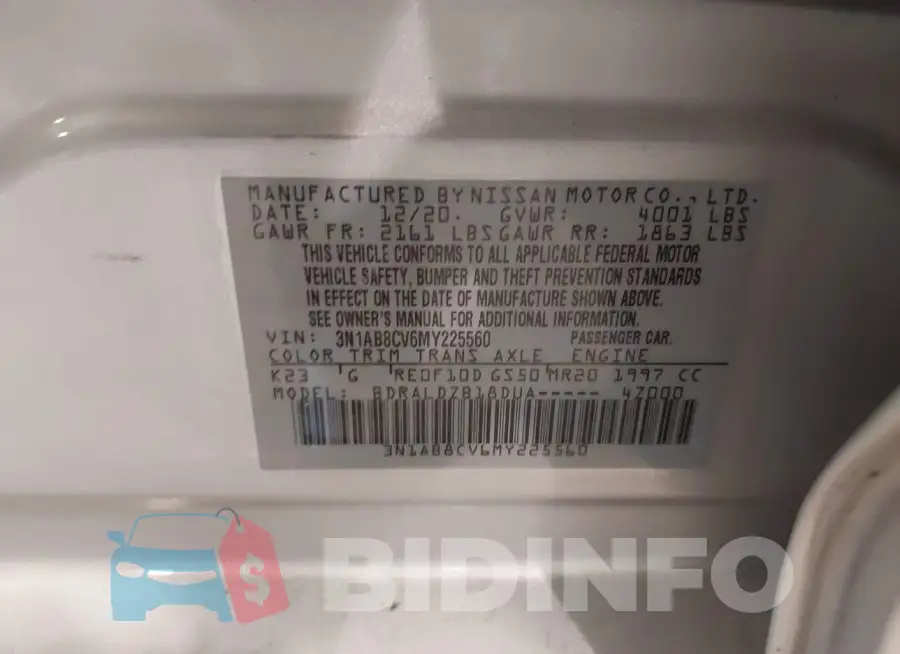 3N1AB8CV6MY225560 Photo# 9