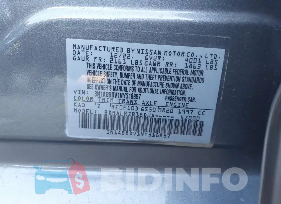 3N1AB8DV1NY318857 Photo# 9
