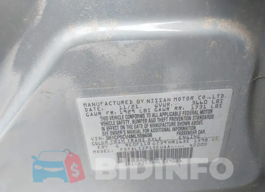 3N1CP5CV4ML559656 Photo# 9